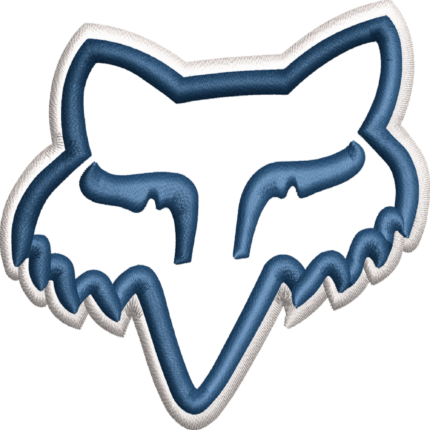 Blue Fox Racing Hat 3D-PUFF | Cap Machine Embroidery File